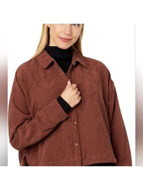 Madewell Corduroy Hartfield Crop Shirt